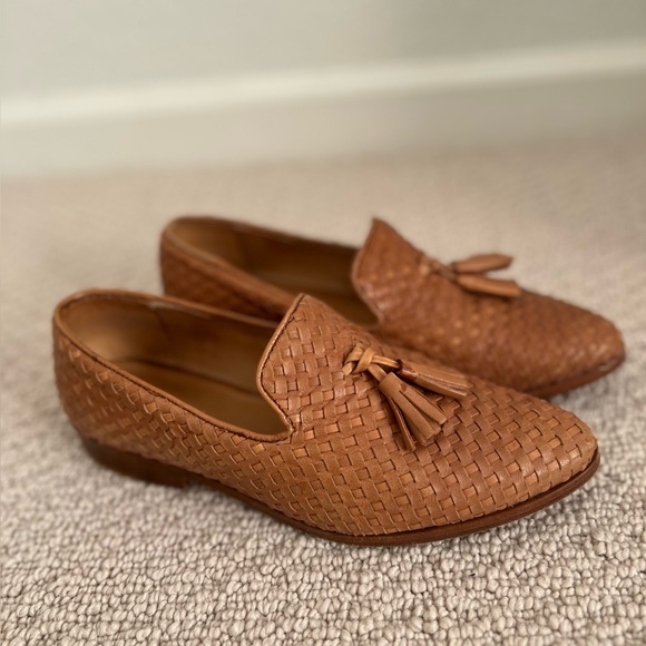 Nisolo Shoes - NISOLO Shoes | Nisolo Frida Woven Leather Tan Women’s Loafers | Size 6.5